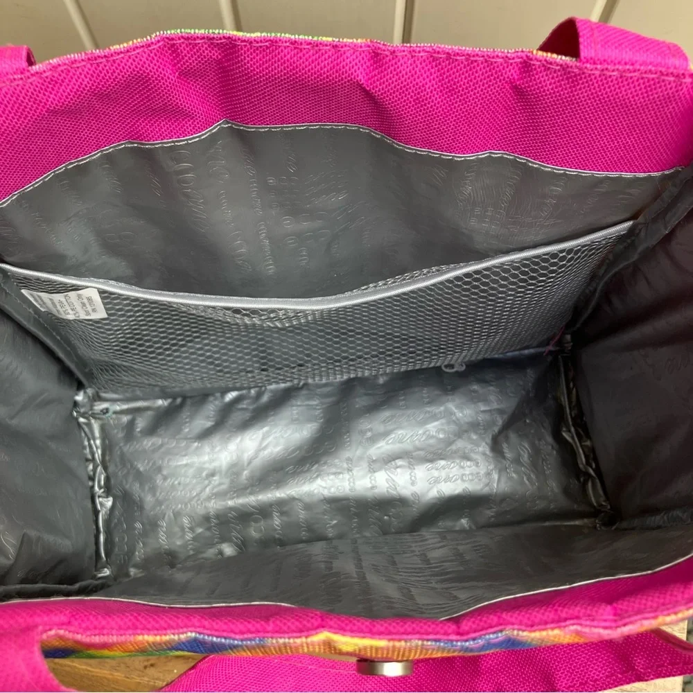 Rainbow plaid lunch tote - Picture 7 of 13